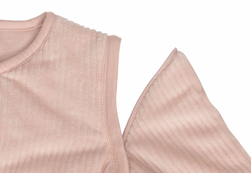 Gigoteuse amovible rib Jollein rose