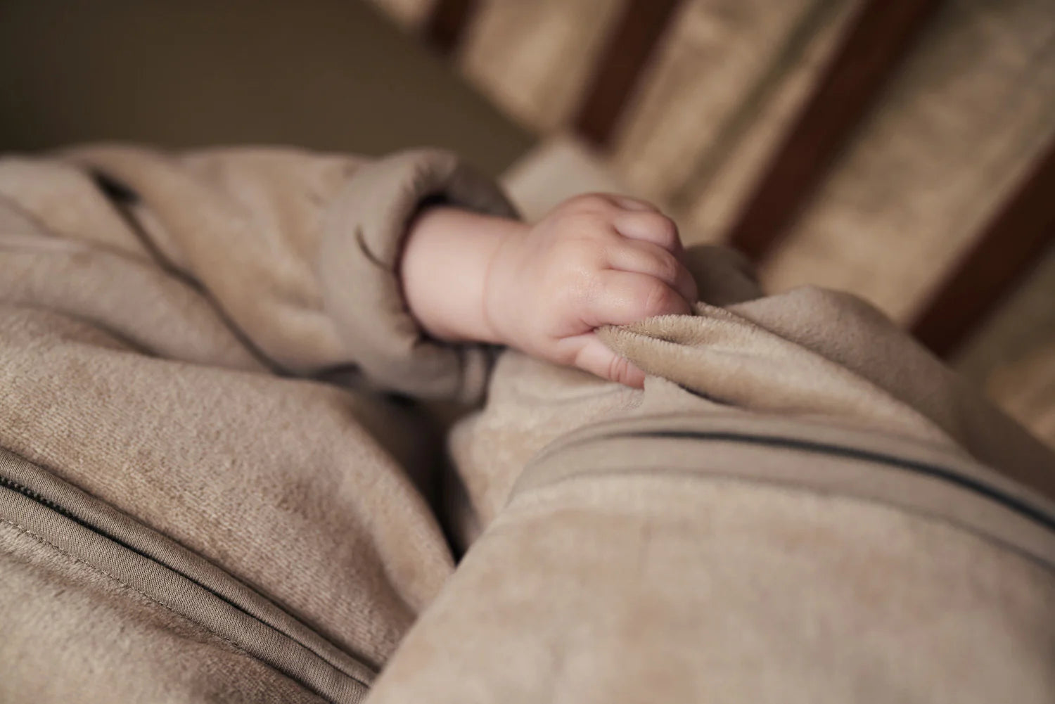 Gigoteuse amovible velvet olive green Jollein