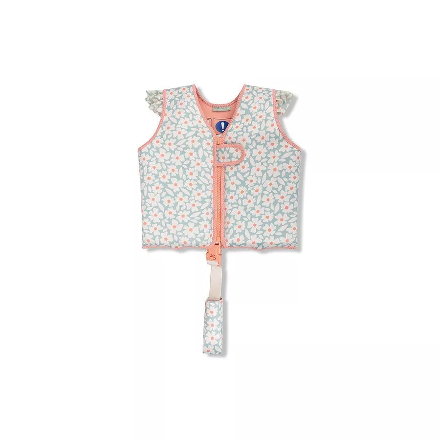 gilet de sauvetage fleur vert
