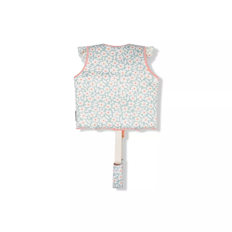 gilet de sauvetage fleur vert