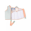 gilet de sauvetage orange et blanc