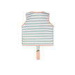 gilet de sauvetage orange et blanc
