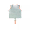 gilet de sauvetage orange et blanc