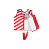 gilet de sauvetage raye rouge et blanc