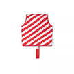 gilet de sauvetage raye rouge et blanc