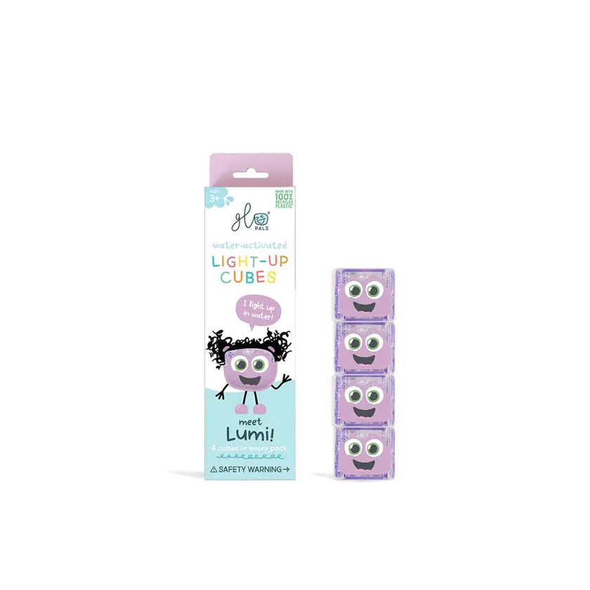 cube lumineux violet