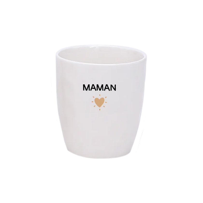 Gobelet maman coeur doré