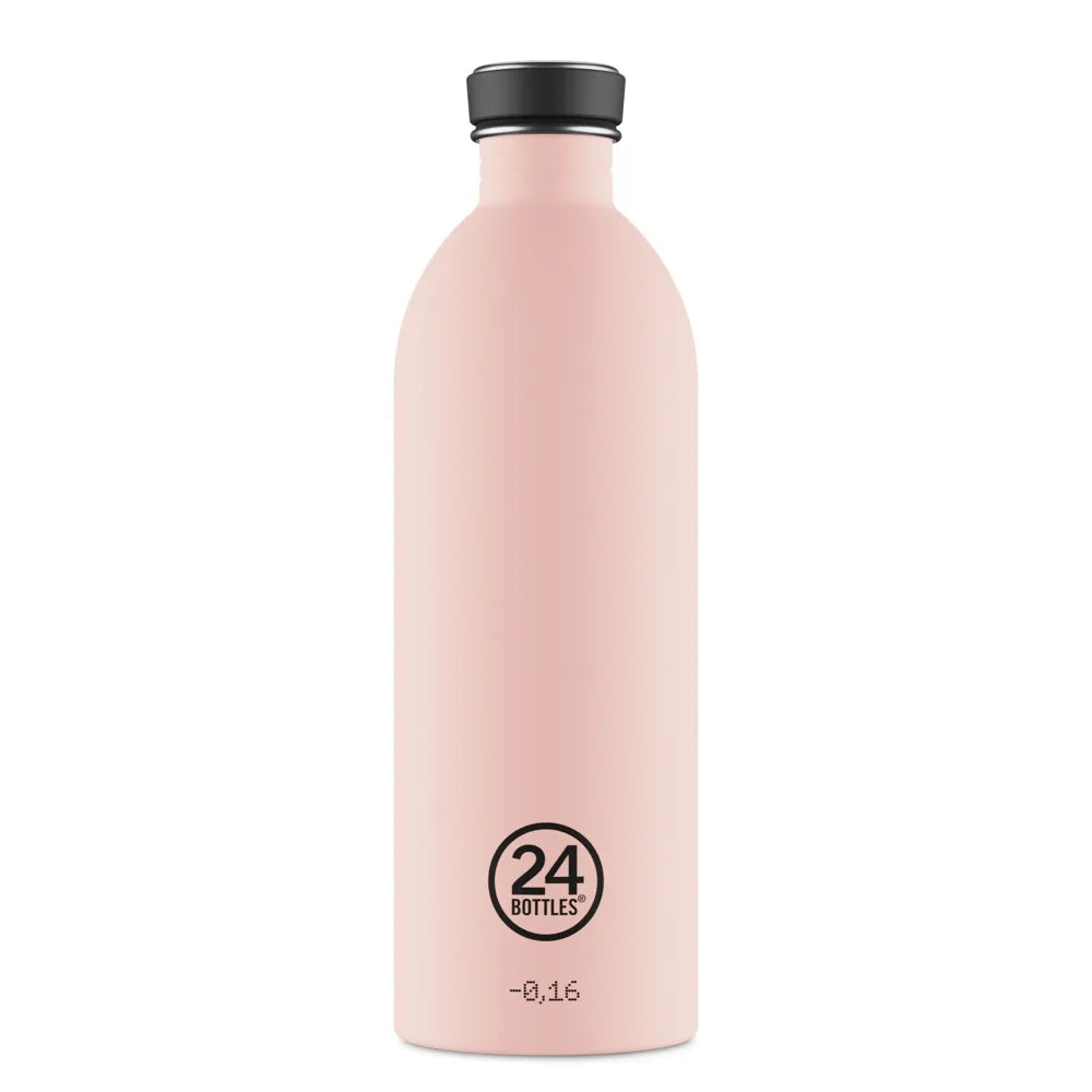 Gourde rose poudrée Urban 1000ml 24Bottles