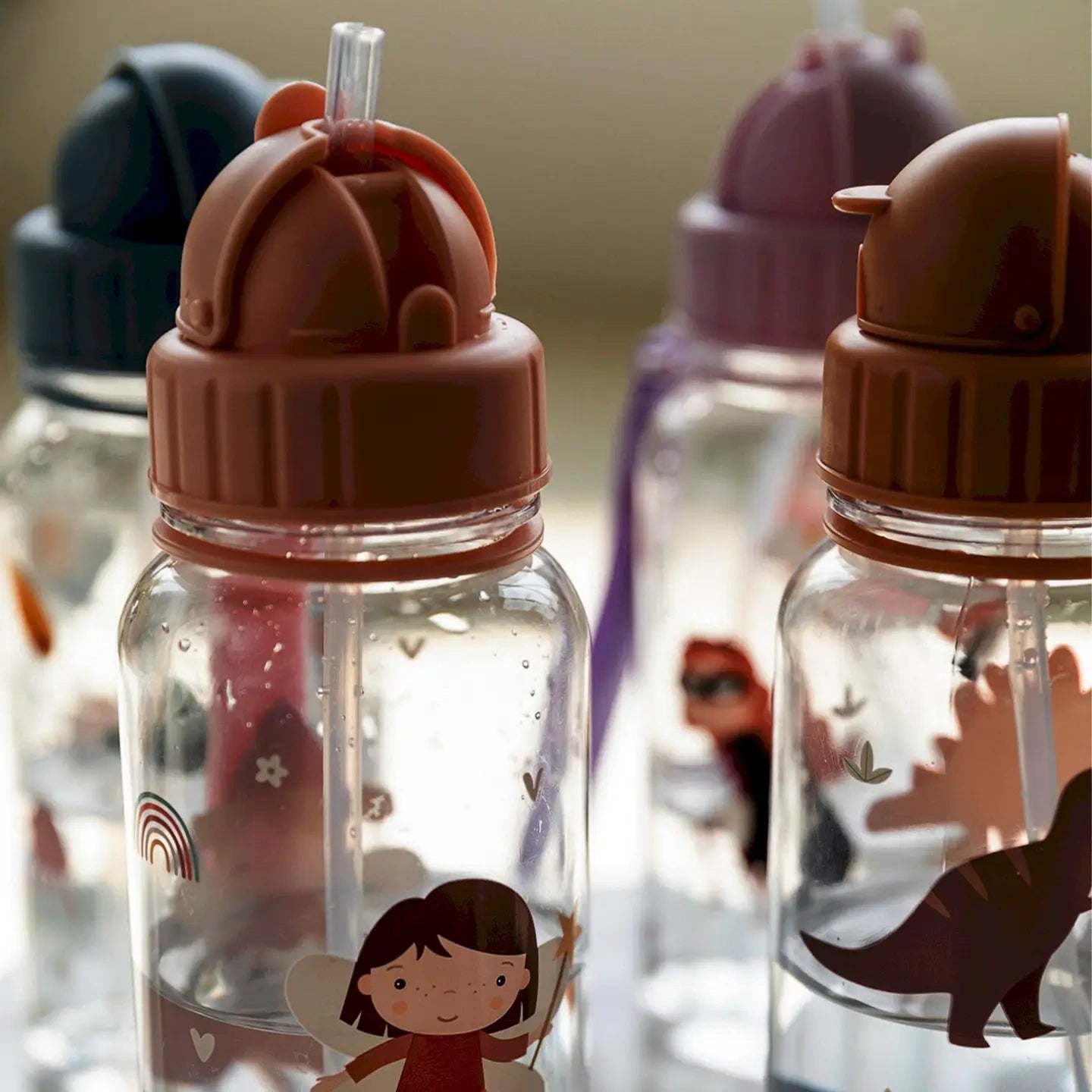 gourde en plastique dino world 