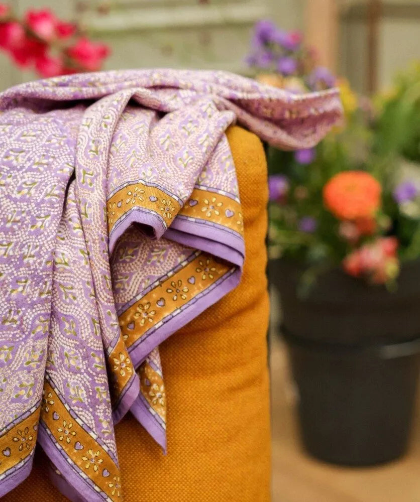 Grand foulard Bellemme Victoria Lilas 