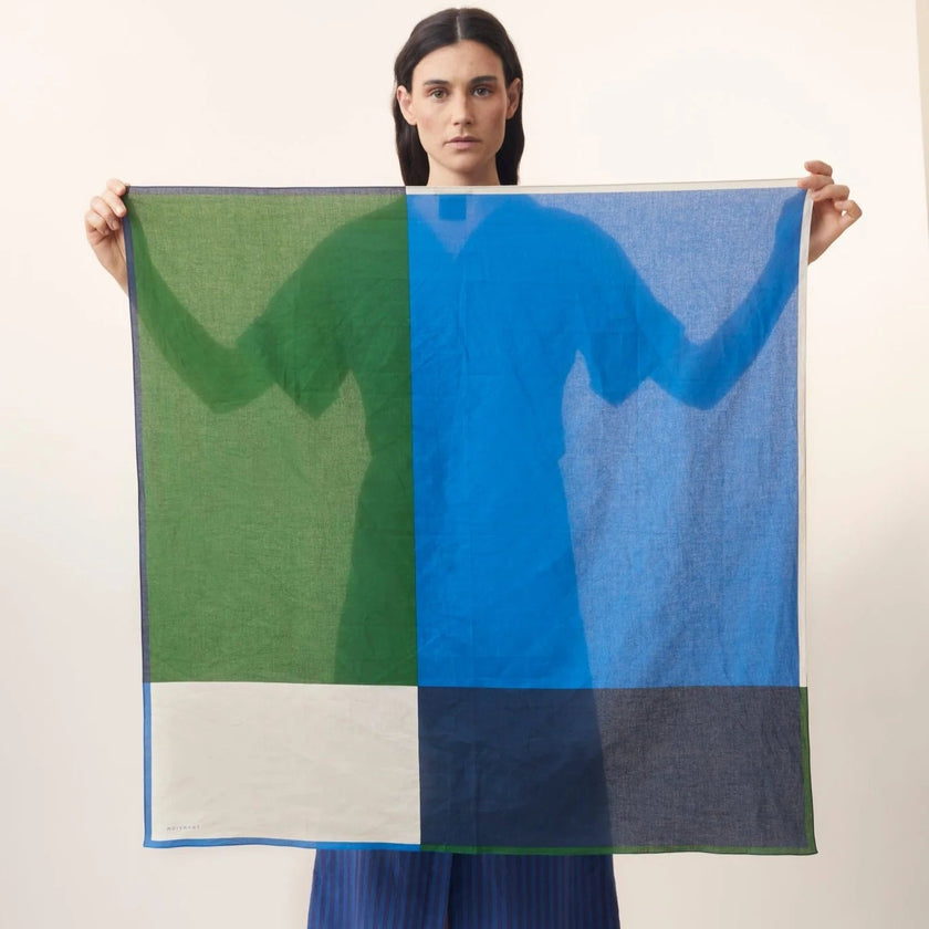 grand foulard 717 bottle green