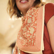 grand foulard anjali orange brulee