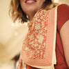 grand foulard anjali orange brulee