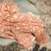 grand foulard anjali orange brulee