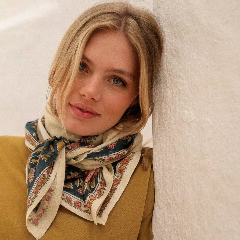 grand foulard balkan vanille