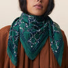 grand foulard bottle green