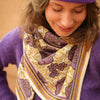 grand foulard georgia purple 