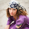 grand foulard hindi bandana ecru