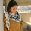grand foulard hindi bandana ecru