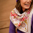 grand foulard jeanet lilas