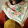 grand foulard jeanet porcelaine