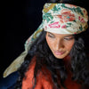 grand foulard jeanet porcelaine 