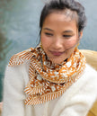 Grand foulard kate caramel