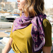 grand foulard pippa purple