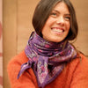 grand foulard pippa purple