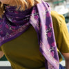 grand foulard pippa purple 