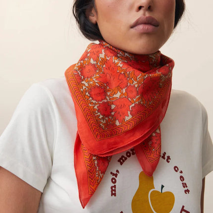 grand foulard pop pink