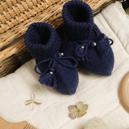 Chaussons en maille | Beige