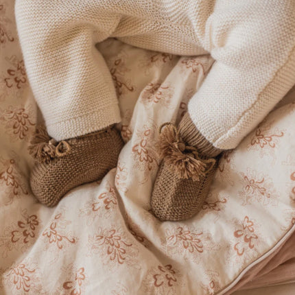 Chaussons en maille | Beige