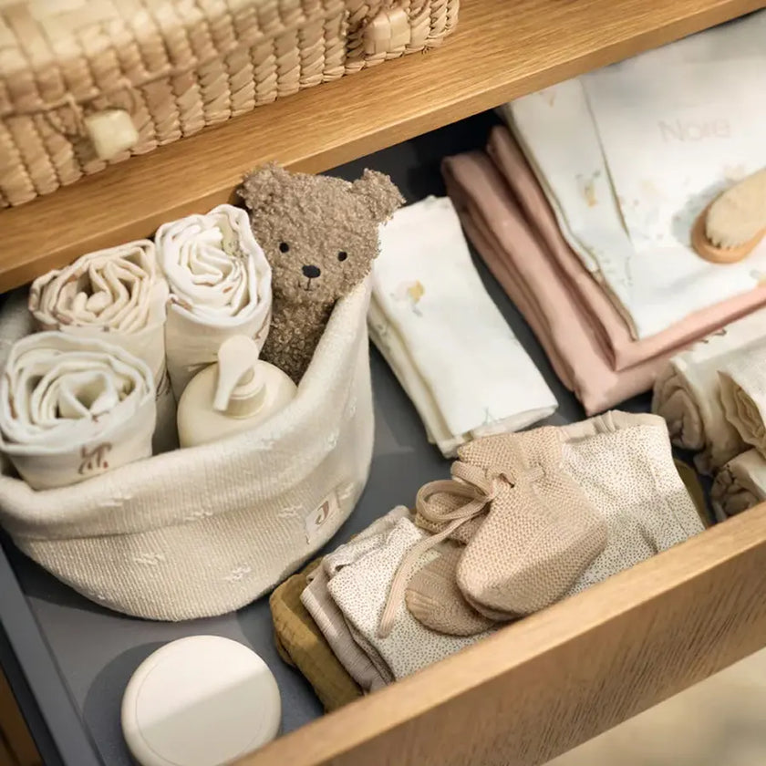 hochet teddy bear olive green