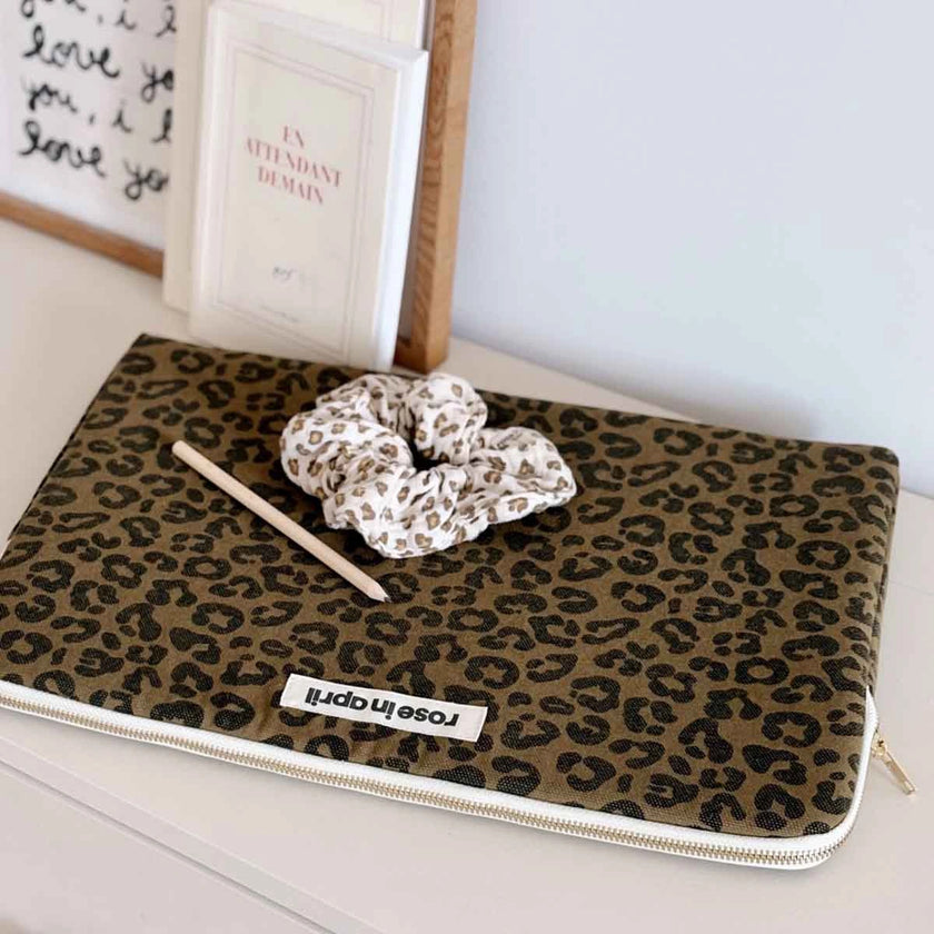 housse ordinateur graou olive