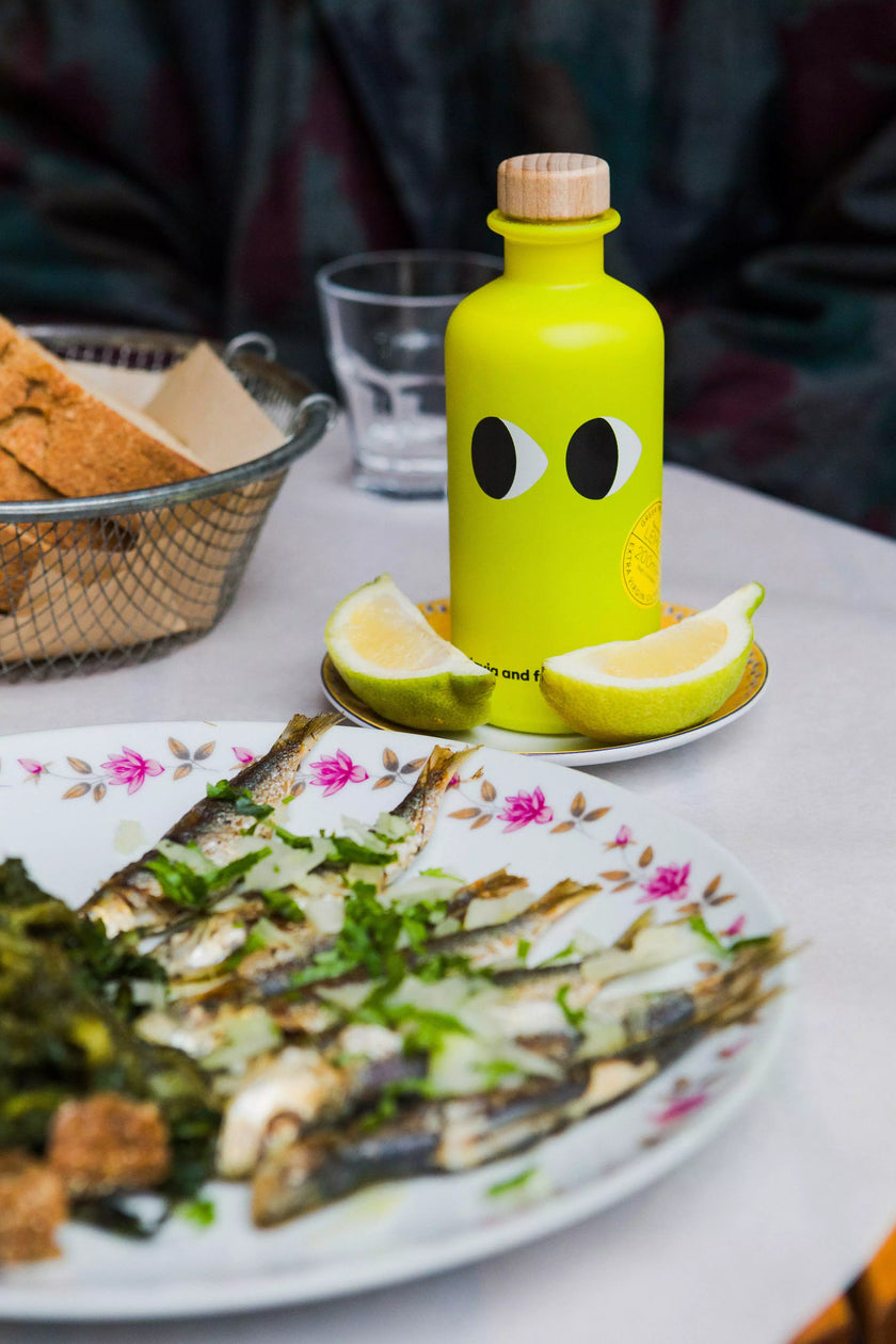 Huile d'olive extra vuierge aromatisé au citron