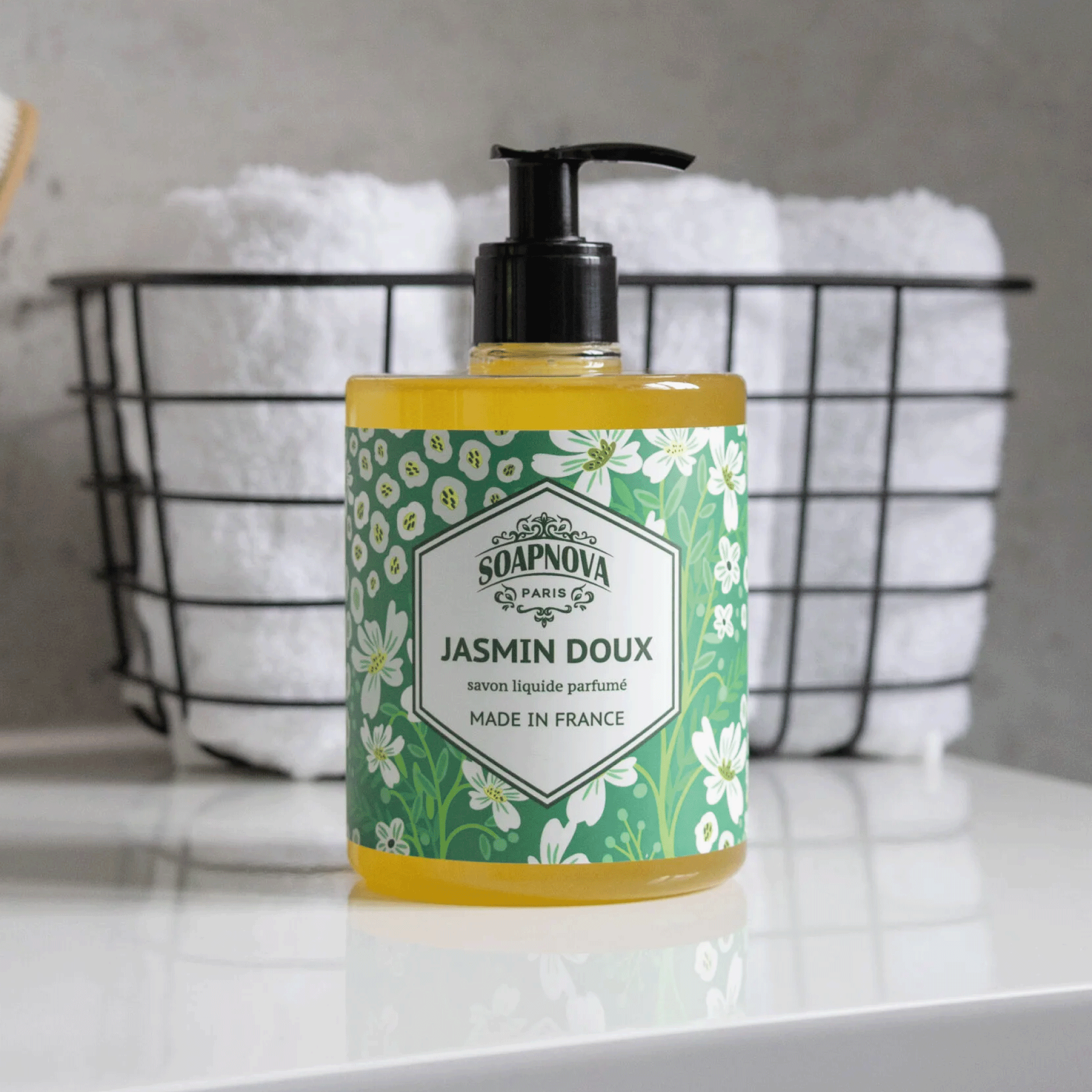 Savon liquide mains Jasmin doux – 500 ml
