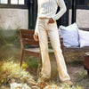 jean en velour beige