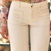 jean en velour beige