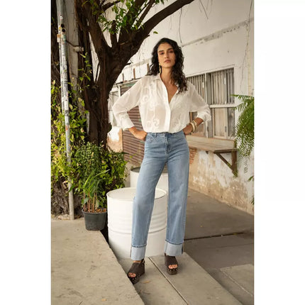 Jean Sam bleu moyen clair Oraije