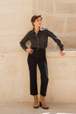 Jean noir droit