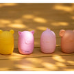 Jeux de bain jaune et orange animaux