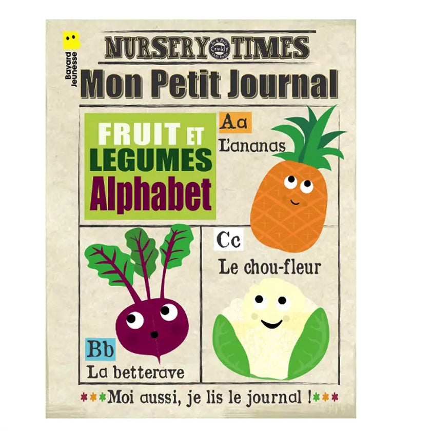 journal crépitant fruits et légumes