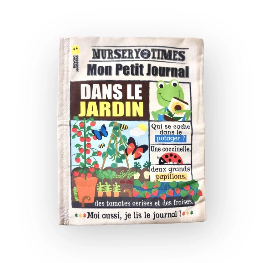 journal bebe dans le jardin