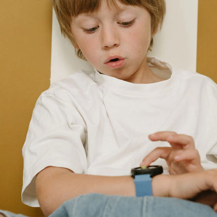 Montre bleue pour enfant