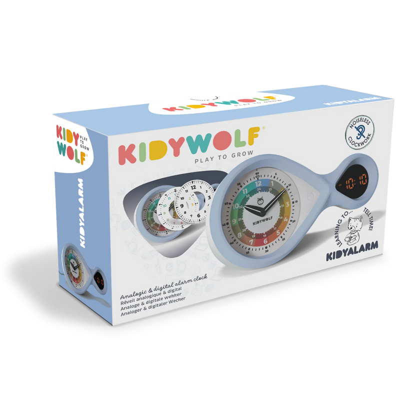 Kidyalarm Reveil éducatif bleu