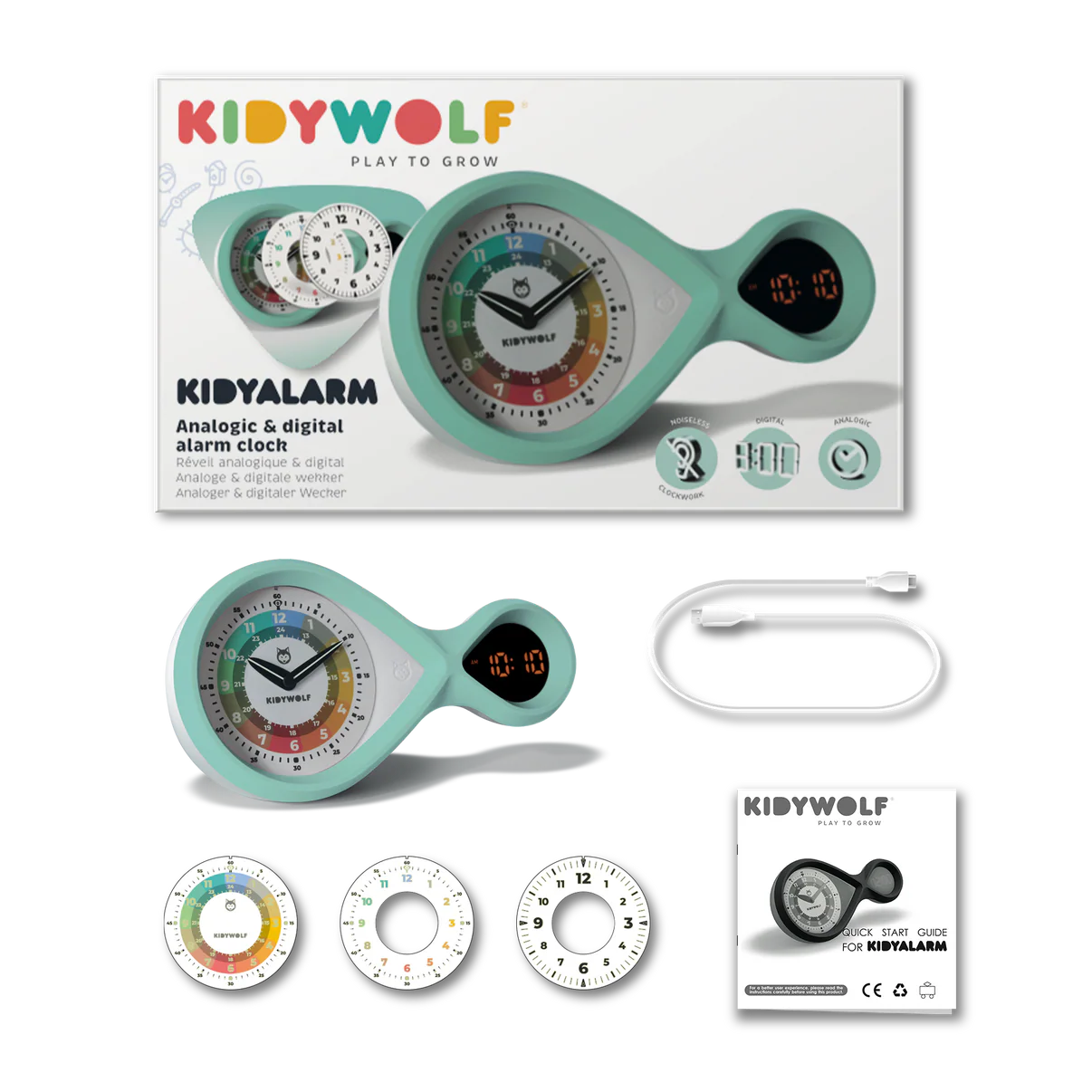 Kidyalarm Reveil éducatif Menthe