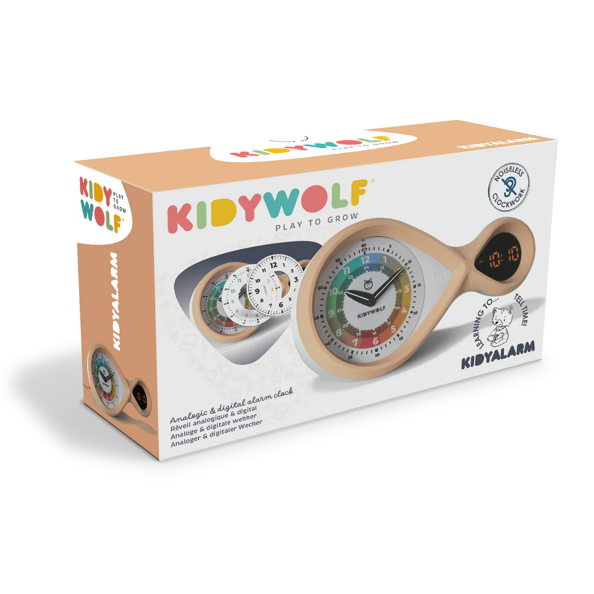 Kidyalarm Reveil éducatif orange