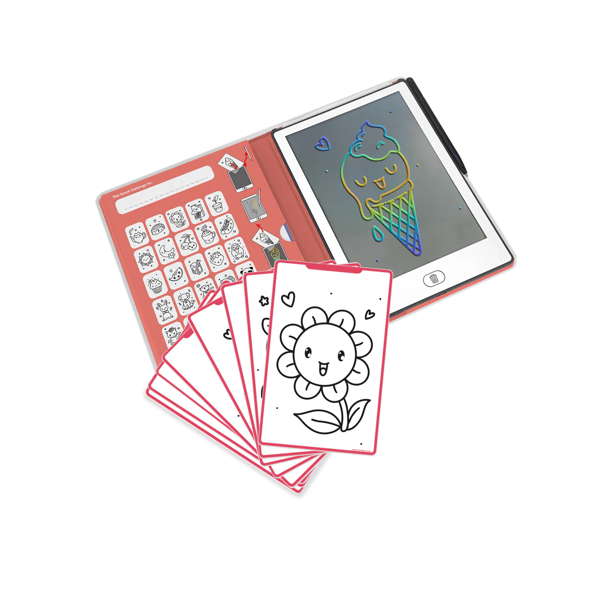 kidydraw mini tablette kawaï