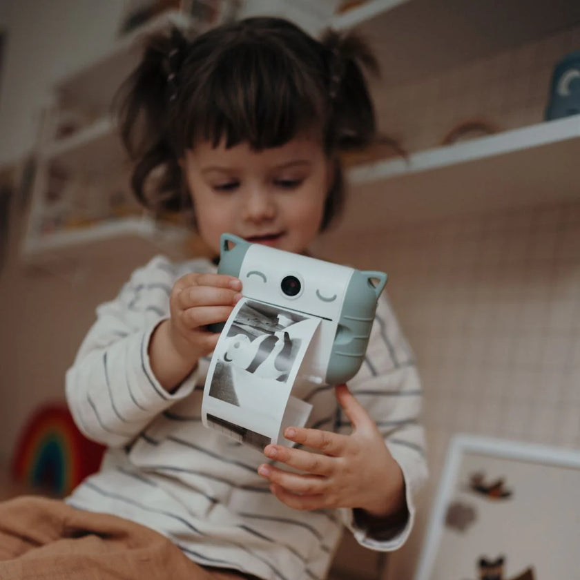 kidyprint appareil photo vert